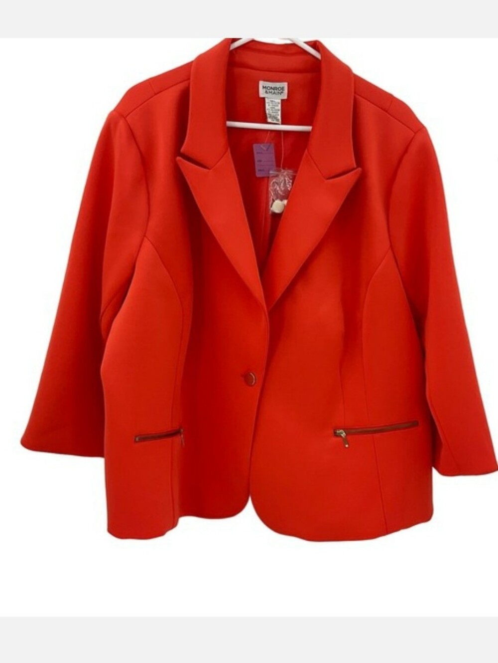 Monroe & Main Red Blazer Jacket